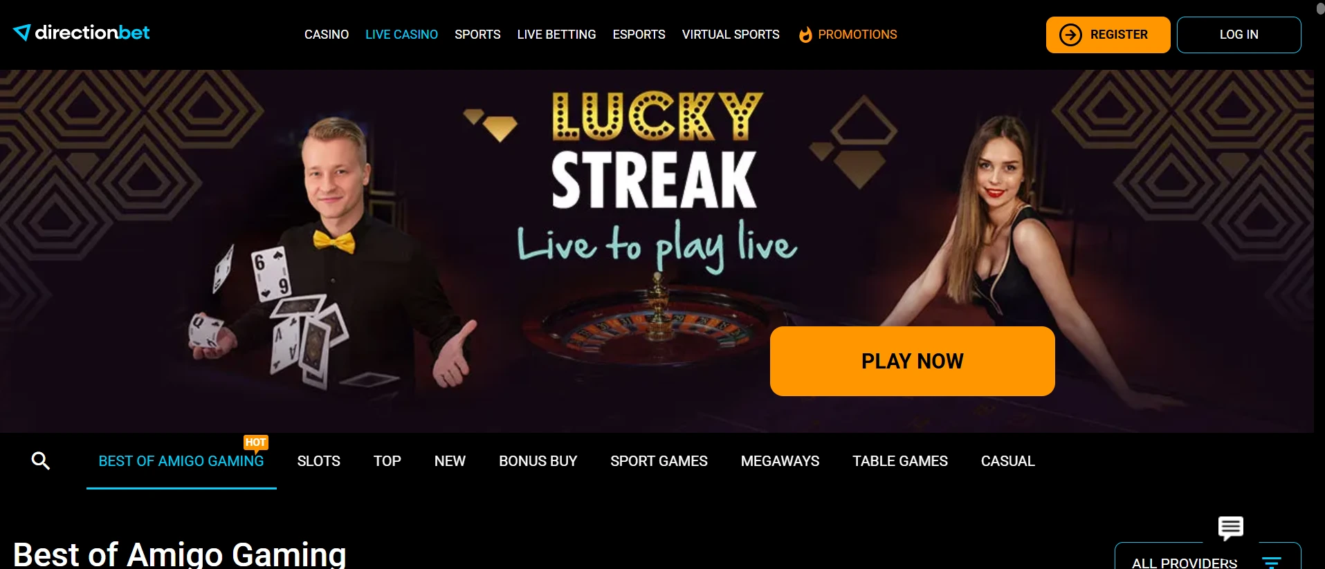 Directionbet online kasino